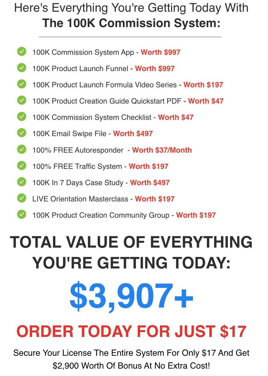 100k commission system otos